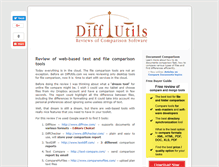 Tablet Screenshot of diffutils.com